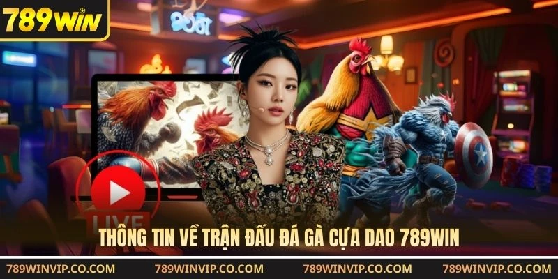 Thông tin về trận đấu đá gà cựa dao 789WIN